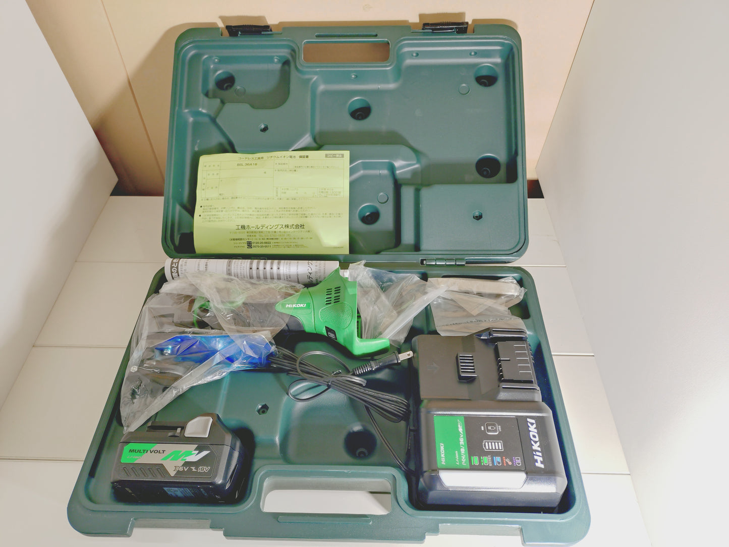 【新品】ハイコーキ 18Vコードレスシャー CE18DSL(LXPK)