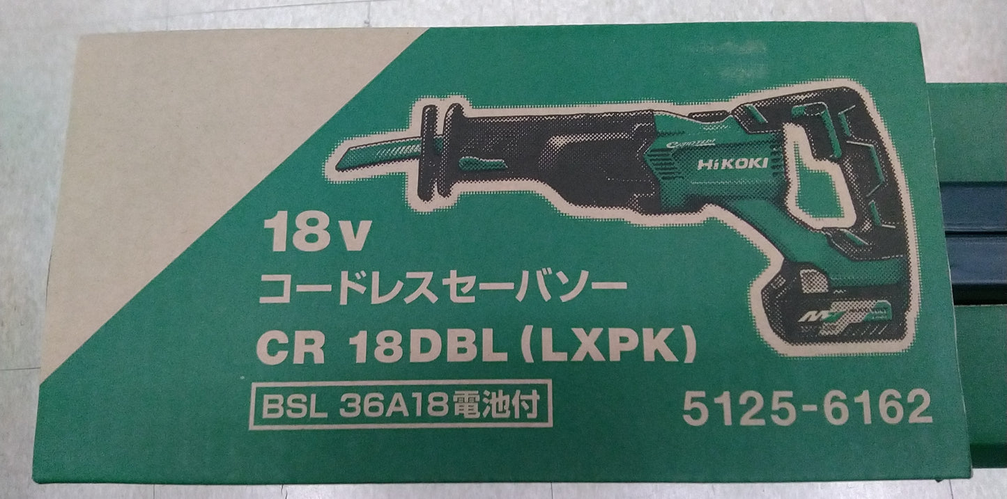 【定価50%OFF・新品】HiKOKI 18Vセーバーソー CR18DBL(LXPK)