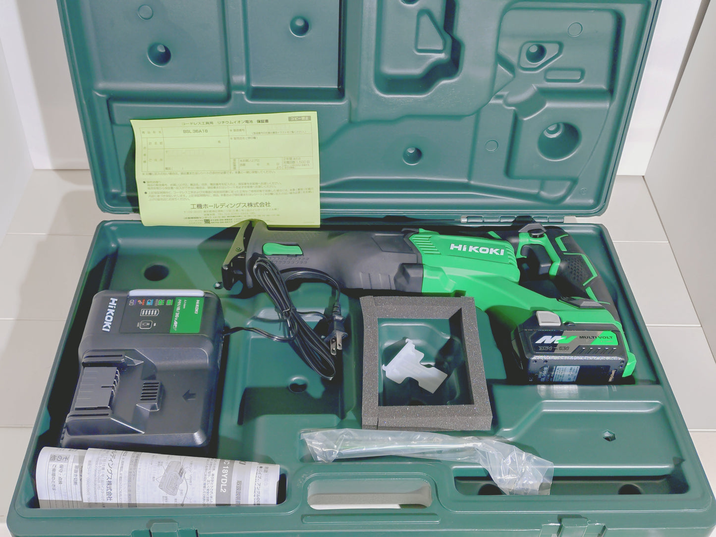 【新品】HiKOKI 18Vコードレスセーバーソー CR18DBL(LXPK)