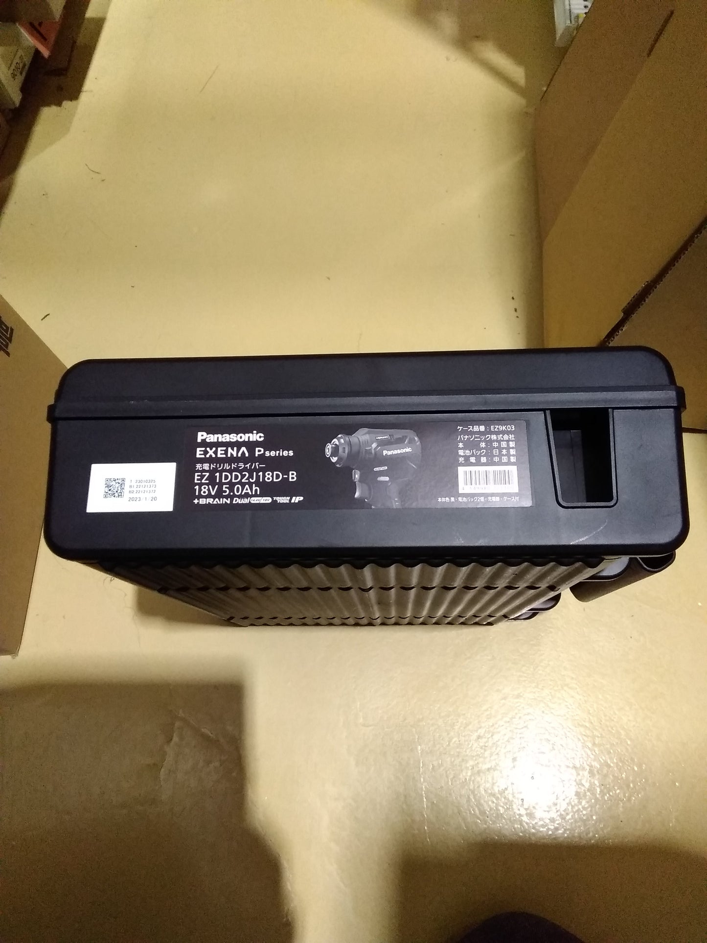 【新品】Panasonic 充電ドリル18V5Aセット黒 EZ1DD2J18D-B