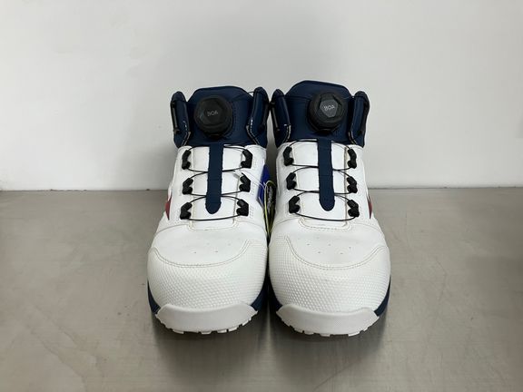【参考売価2,200円引き・展示品】 ミズノ安全靴オールマイティLSⅡ73M BOA H1GA2402 ホダカ限定カラー(ホワイト)