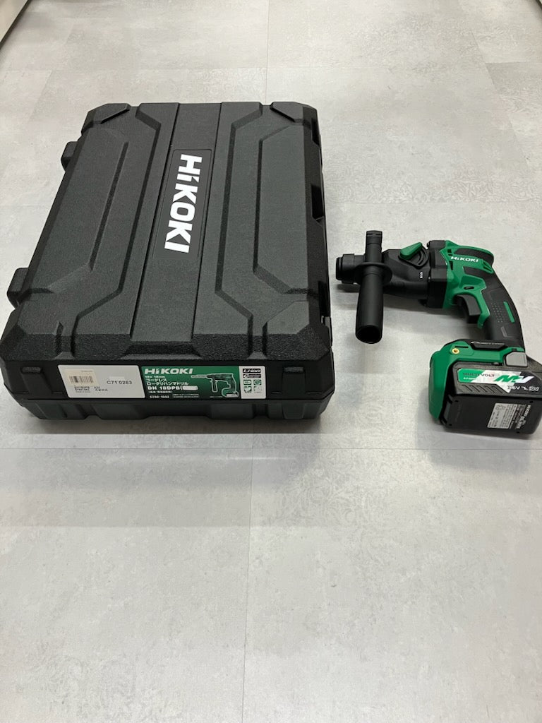 【展示品】HiKOKI コードレスロータリハンマドリル DH18DPB(2XP)