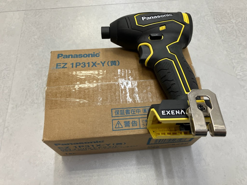 【展示品】Panasonic 10.8VEXENA充電インパクトドライバー EZ1P31X-Y(本体のみ)