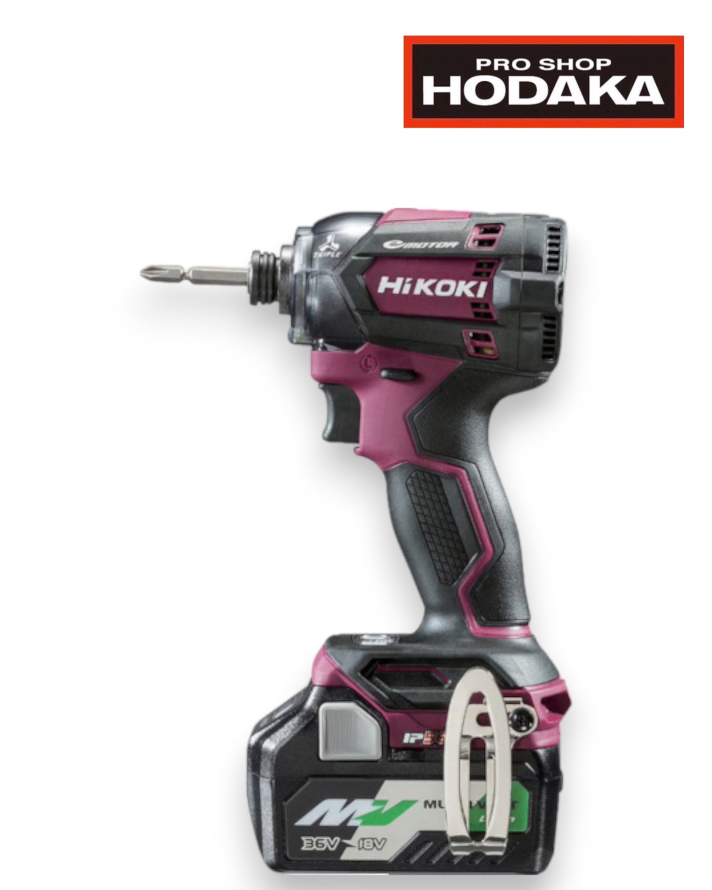 【展示品】HiKOKI 18 V コードレスインパクトドライバ WH18DC (2XPR)