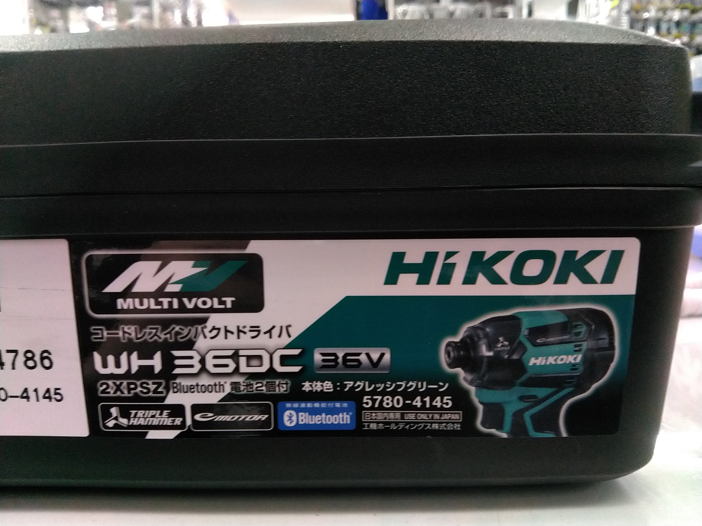 【新品】HiKOKI 36vインパクトドライバー WH36DC(2XPSZ)