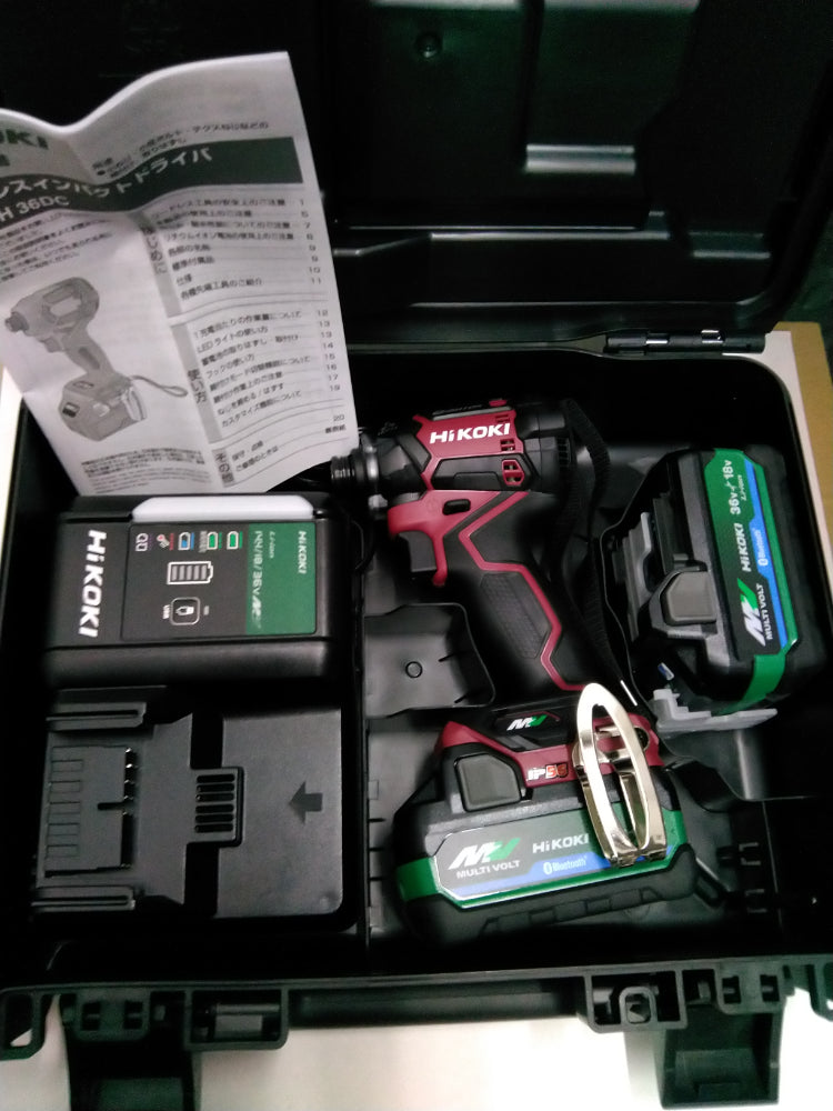 【新品】HiKOKI マルチボルト(36 V)コードレスインパクトドライバ WH36DC (2XPRSZ)