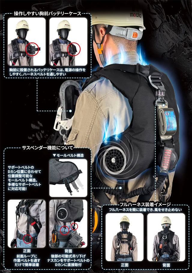 空冷服クーラーマスターPROウェア単体 CM-07-N メカリンク – プロ