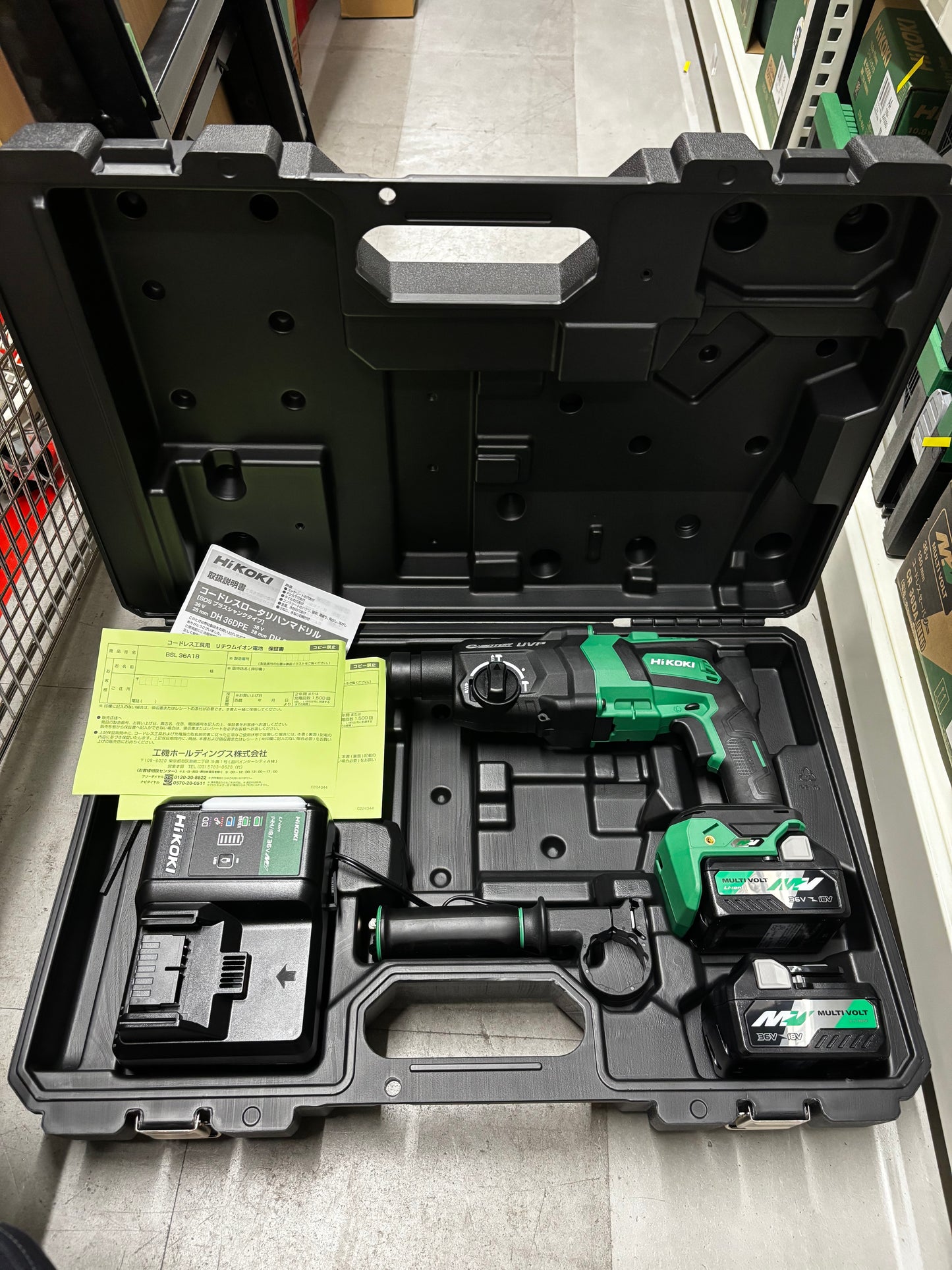［Sランク］コードレスロータリハンマドリル DH36DPE（2XP）