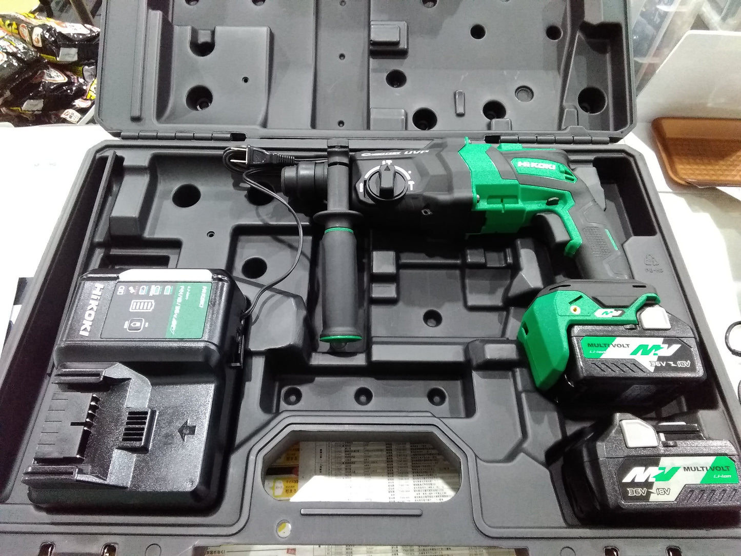 【新品】ＨｉＫＯＫＩ 充電ハンマドリル DH36DPE(2XP)