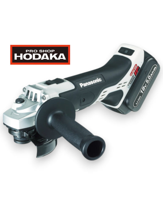 【新品】Panasonic 充電ディスクグラインダー100  EZ46A1LJ2G-H（18V 5.0Ah 電池2個セット／グレー）