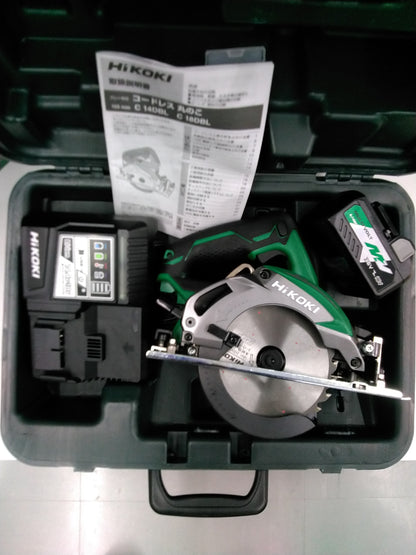 【新品】HiKOKI 18V コードレス丸のこ  C18DBL(LXPK)（125mm・マルチボルト5.0Ah電池1個セット）