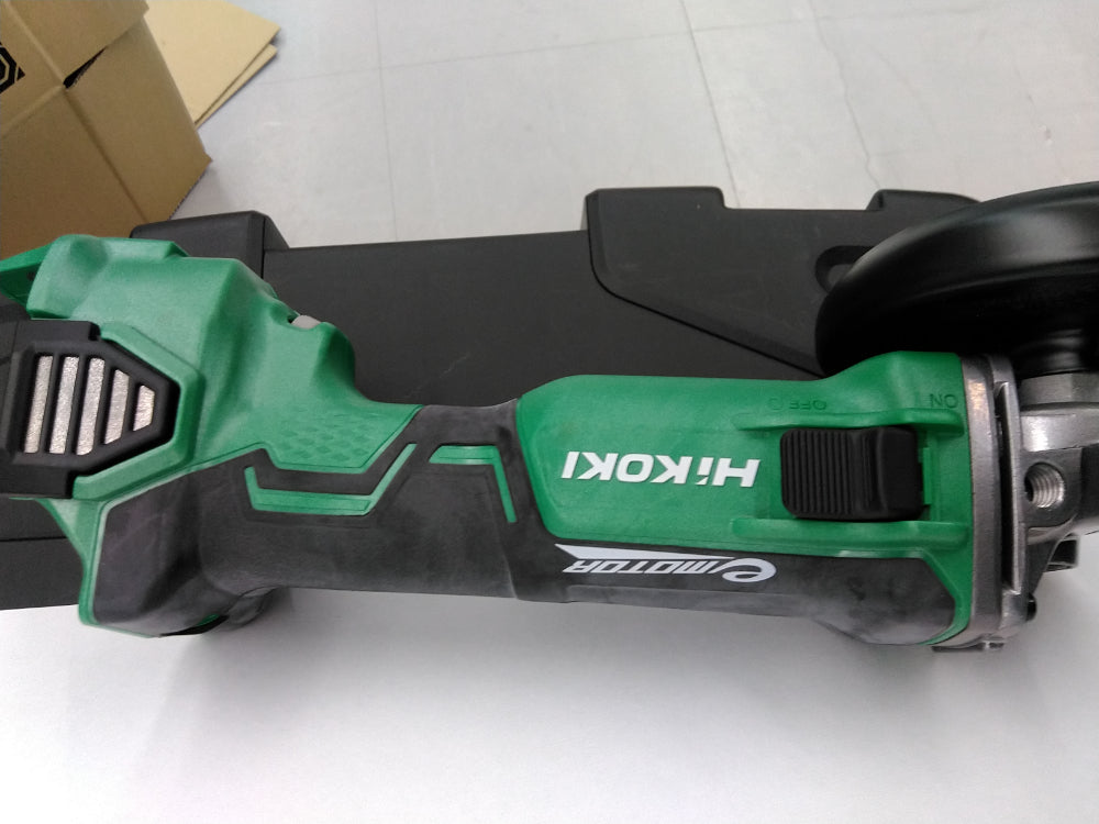 【展示品】HiKOKI 14.4V コードレスディスクグラインダ  G14DBBVL(LYPK)（ブレーキ付／6.0Ah電池・充電器・ケース付フルセット）