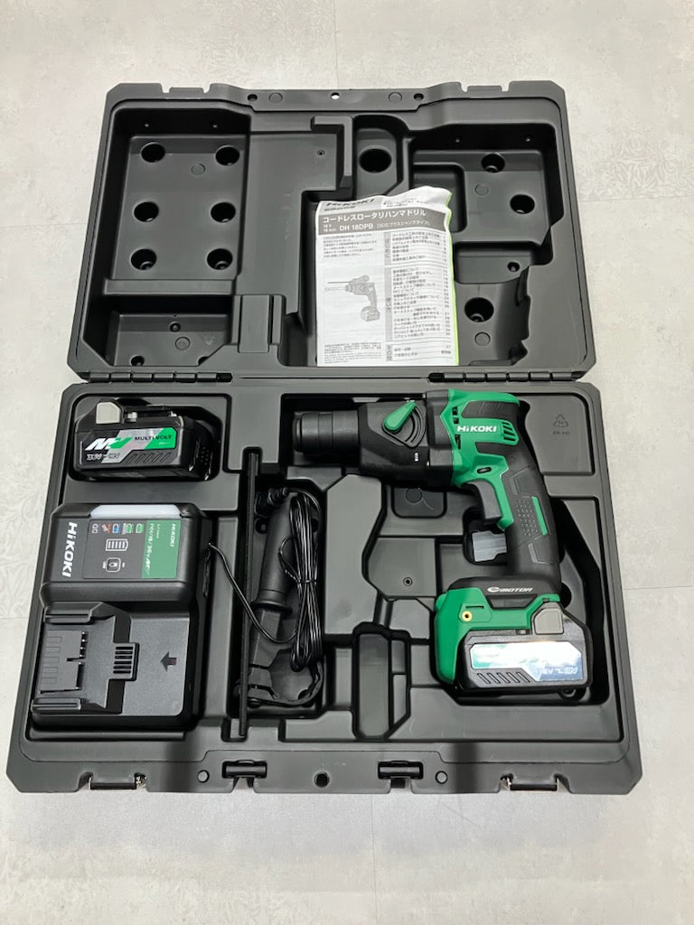 【展示品】HiKOKI コードレスロータリハンマドリル DH18DPB（2XP)