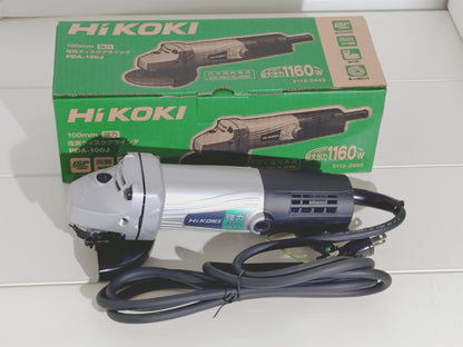 【新品】　HiKOKI　100ｍｍ電気ディスクグラインダ　　ＰＤＡ－１００Ｊ　