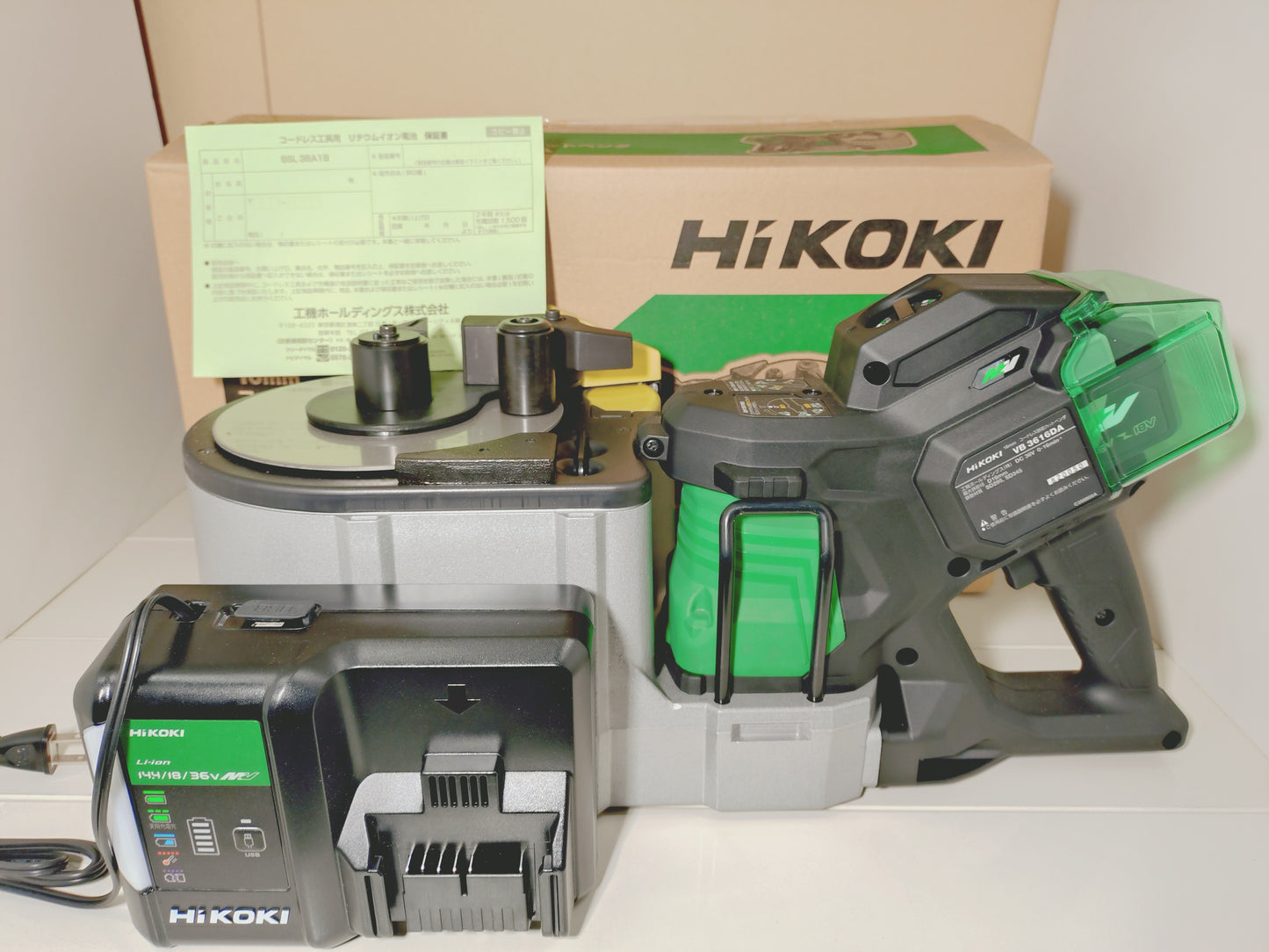 【新品】ハイコーキ　３６V鉄筋カットベンダ　ＶＢ３６１６ＤＡ（ＸＰ）