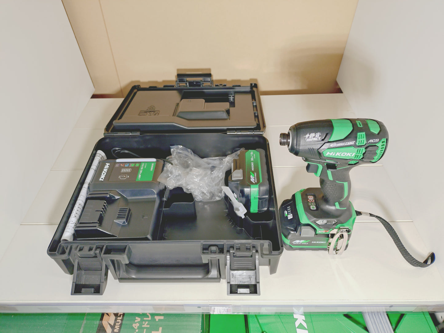 【展示品】ハイコーキ　１８Vコードレス静音インパクトドライバ　WHP18DBL(２LXPKZ)