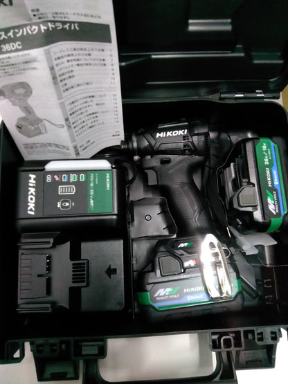【新品】HiKOKI 18 V コードレスインパクトドライバ  WH18DC (2XPB) 