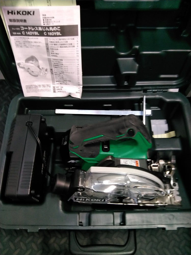 【新品】HiKOKI コードレス集じん丸のこ C18DYBL (LXPK)　