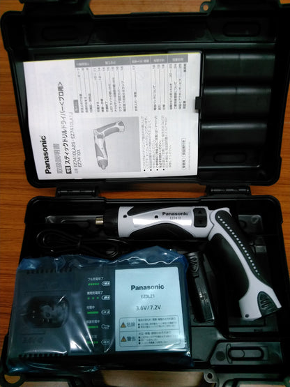 【新品】Panasonic　充電スティックドリルドライバー（3.6 V）　EZ7410LA2SH1