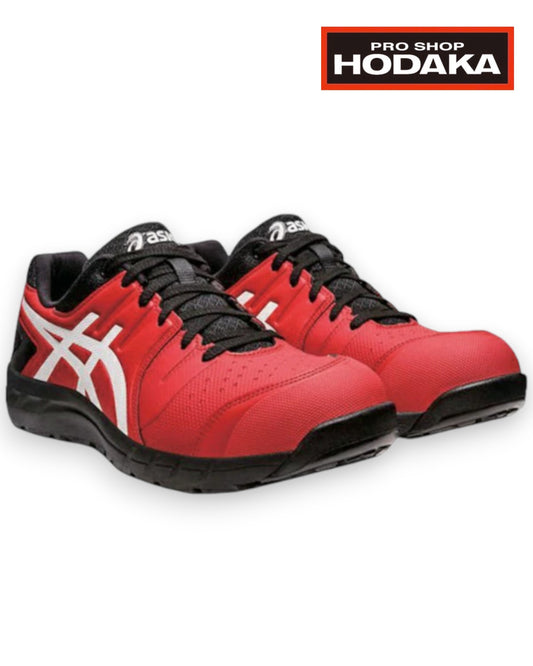 【展示品】アシックス　安全靴　ＣＰ１１３　クラシックレッド×ホワイト
