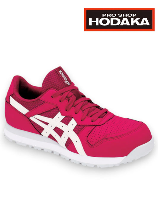 【展示品】　アシックス　安全靴　ＣＰ２０７レディ　レッド22.5ｃｍ　